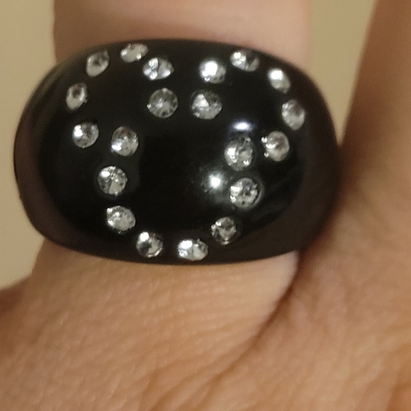 Mickey Mouse Rhinestone Ring - Picture 1 of 4